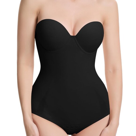 Decorus Women's Size M Seamless Strapless Shapewear Bodysuit Shapewear - Picture 11 of 11